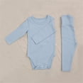 thumbnail image 2 of Sngxgn Boys' 2-Piece Pullover Sweater and Pants Set(Light Blue,90), 2 of 3