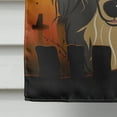 thumbnail image 4 of Caroline's Treasures BB1771CHF Halloween Longhair Black and Tan Dachshund Flag Canvas House Size , Large, multicolor, 4 of 4