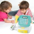 thumbnail image 2 of Simulated Supermarket Checkout Counter Role Cashier Register Toy (Green), 2 of 4