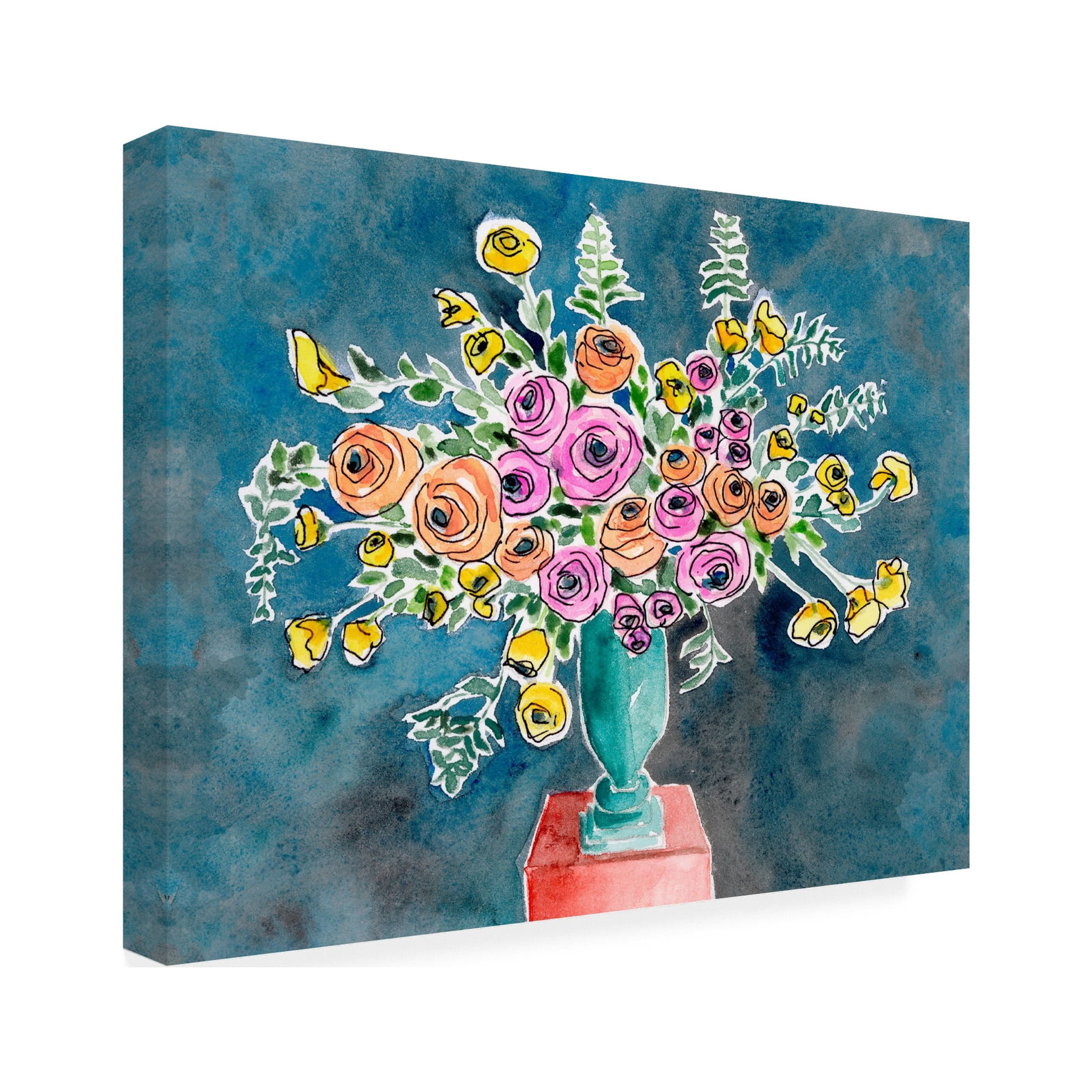 Regina Moore 'Abundant Arrangement II' Canvas Art