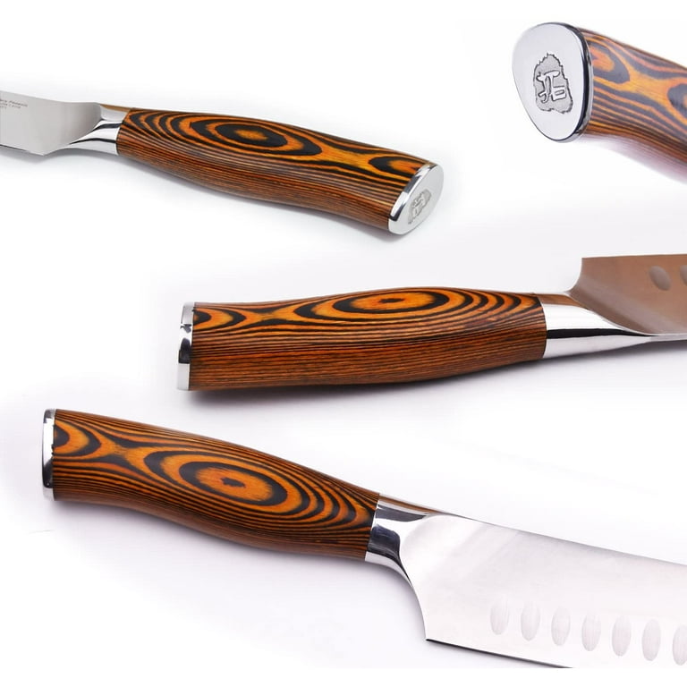 JoyJolt 8” Chef Knife, High Carbon x50 German Steel Kitchen Knife –  Magnetic Gift Box.