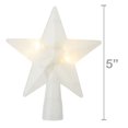 4" LED Christmas Tree Topper, Glittering Mini Star, by Holiday Time