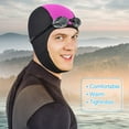 thumbnail image 5 of Uxgjfwu Diving Hood, 3mm Neoprene Full Face Coverage Snorkeling Mask, Sun Protection Fast Dry Windproof Swim Hat for Men Women Surfing Swimming Winter Sports, 5 of 6