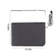 thumbnail image 3 of Campana Para Cocina USB Heated Foot Warmer, Foot Warmer Heated Foot Warmer, Soft Mink Fabric & USB Fast Heating Pad For Women And Men, 3 of 7