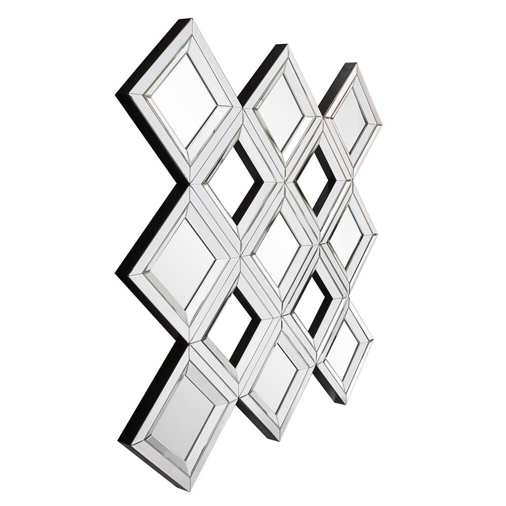 Tyler Dillon Decorative Diamond Arrangement Wall & Accent Mirror - 48" x 48" x 2"