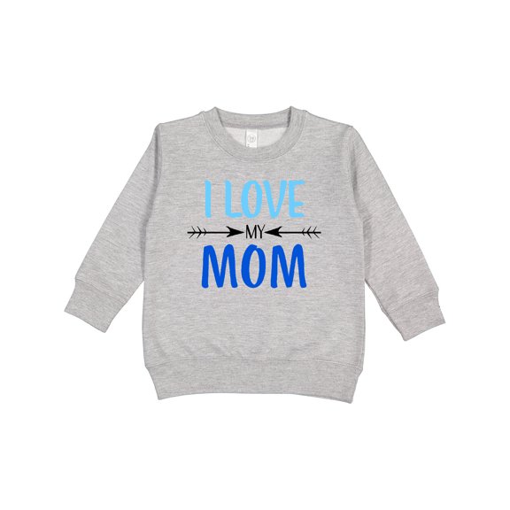 Inktastic I Love My Mom Mothers Day Toddler Sweatshirt