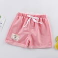 thumbnail image 4 of Toddler Boys Girls Cotton Beach Shorts Solid Color Shorts, 4 of 8