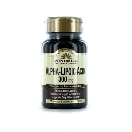 Windmill Alpha-Lipoic Acid 300 mg - 60 tablets