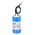 thumbnail image 1 of CBB60 16uf Capacitor de Arranque, 1Pcs AC 250V 2 Cables 50/60Hz Cilindro Azul 72x35mm para Bombas de Agua, Lavadoras, 1 of 5