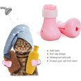 thumbnail image 3 of 4 Pcs Anti-Scratch Cat Shoes Boots, Adjustable Silicone Cat Paw Protector Cover Pet Scratching Restraint Booties for Home Bathing, Barbering, Body Che, 3 of 4