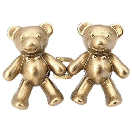 

NUOLUX Pants Waist Tightener Adjustable Waist Button Adorable Bear Shaped Waist Tightener Pant Clip