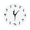 thumbnail image 2 of Reloj pared silencioso, minimalista, creativo, estético, decorativo, ideal para sala estar, estudio, habitación infantil, guardería y decoración Baile en barra, 2 of 8