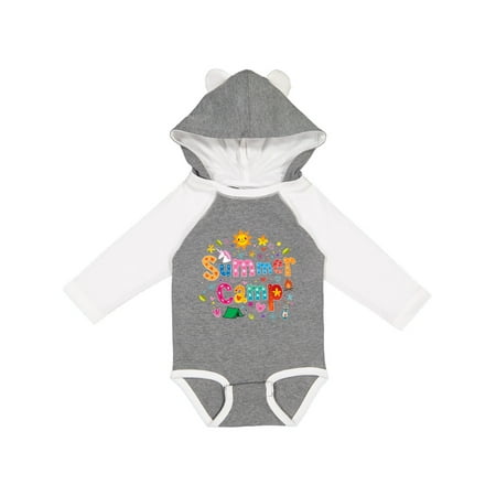 

Inktastic Summer Camp Vacation Gift Baby Girl Long Sleeve Bodysuit