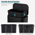 thumbnail image 3 of Stainless Steel Trash Can with Lid – 3.2 Gallon Step-On Garbage Bin with Soft-Close, Removable Inner Bucket – Compact Rectangular Wastebasket for Kitchen, Bathroom, Office, 3 of 7