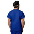 thumbnail image 2 of Adar Universal Unisex Scrubs - V Neck Tunic Scrub Top - 6011 - Royal Blue - S, 2 of 7