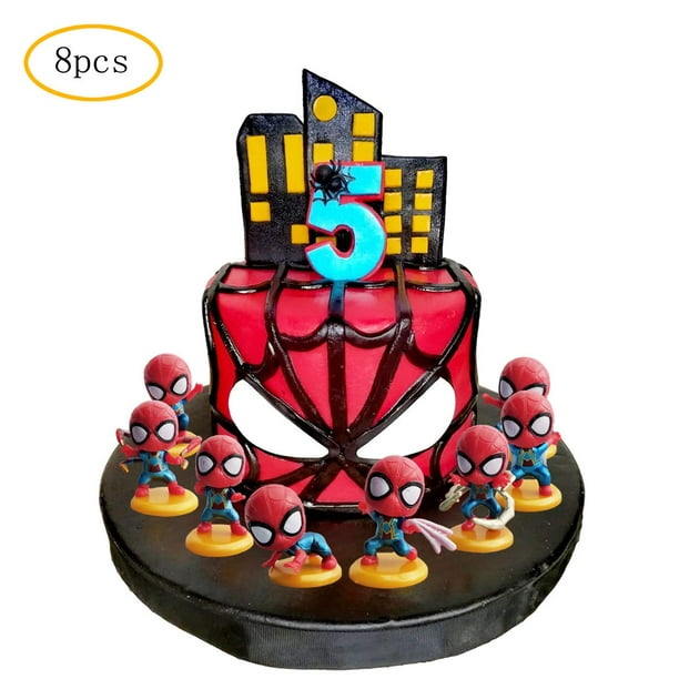 Bougie Spiderman pour décor de gâteau