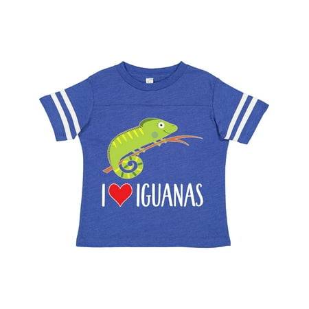 

Inktastic I Love Iguanas Gift Toddler Boy or Toddler Girl T-Shirt
