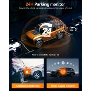 WolfBox G900 PRO Mirror Dash Cam, 12 Rearview, 4K Front/2.5K Rear, 128GB, Voice Control, WiFi, GPS