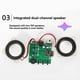 thumbnail image 4 of Kit de Bricolaje de Altavoz Bluetooth de 2 Canales, Placa Amplificadora Estéreo, Ensamblaje de Productos Electrónicos, Pieza de Práctica de Soldadura con Carcasa., 4 of 5