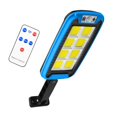 thumbnail image 1 of Luces de sensor de movimiento al aire libre Impermeable Luces de valla de pared con energía Luces de noche para exteriores Decoraciones - Azul 240COB 8 rejill Azul 240COB 8 rejilla Sunnimix luz de paisaje al aire libre, 1 of 8