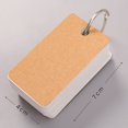 thumbnail image 2 of 100pcs Mini Loose-Leaf Notebook Cute Ring Buckle Word Book Handwritten Card Tearable Notepads Kawaii Memo Pad Blank Kraft PaperRussian Federation He Qiyong unisex, 2 of 2