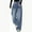 A-Blue, variant on EMMIOL Women's Y2K Barrel Baggy Jeans Stretch High Waist Wide Leg Jeans Vintage Boyfriend Denim Pants