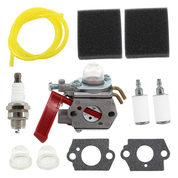 Carburetor Air FIlter For Homelite SX135 UT-20601 UT-20601-B String Trimmer Part A03002 Tune Up Kit Gasket Spark Plug