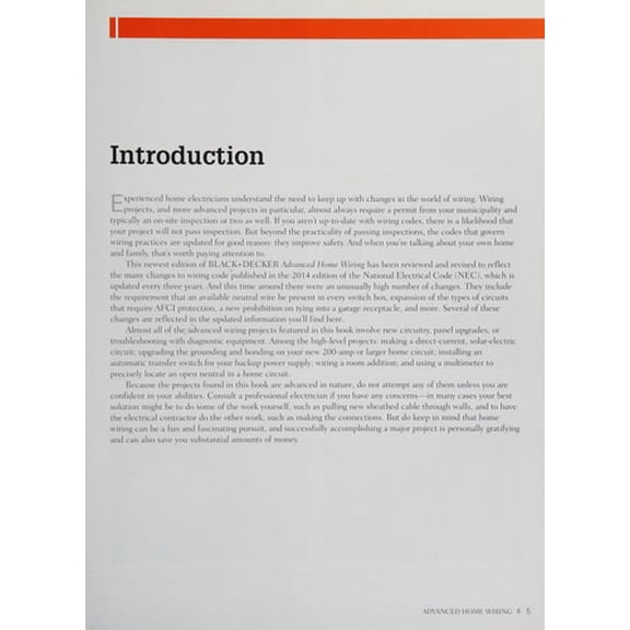 Pre-Owned Black & Decker Advanced Home Wiring, Updated 4th Edition: DC Circuits * Transfer Switches * Panel Upgrades * Circuit Maps * More (Paperback) 1591866359 9781591866350