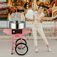 thumbnail image 5 of Ktaxon 21 Inch Cotton Candy Machine Cart, Electric Cotton Candy Maker Machine w/Stainless Steel Bowl, Sugar Scoop and Large Storage Drawer, Pink, 5 of 9