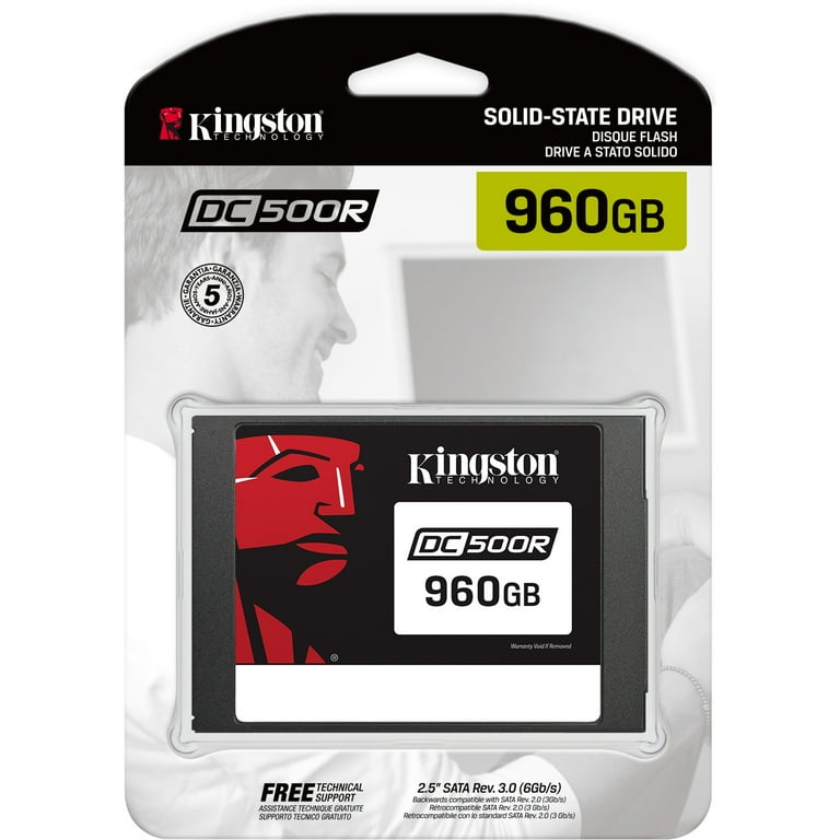 Kingston 960GB DC500R (Read-Centric) 2.5” Enterprise SATA SSD