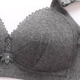 thumbnail image 6 of Penkiiy Women Bras Women Fashion Underwear No Underwire Plus Size Together Everyday Bras Gray Bras, 6 of 9