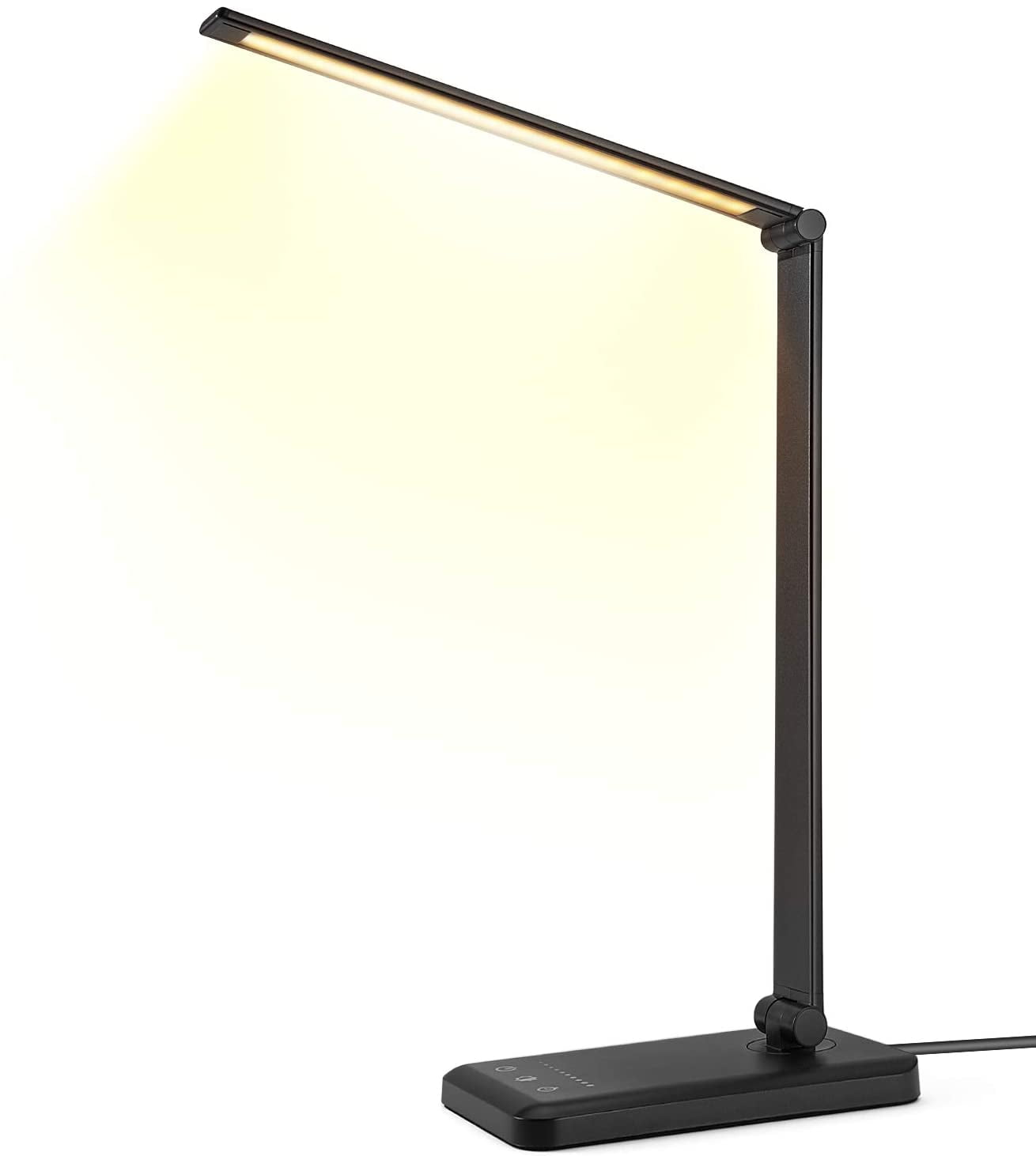 Lorell Smart LED Desk Lamp, Black - Walmart.com