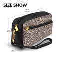 thumbnail image 3 of Portable Makeup Storage Bag 7.87×3.35×2.16in Portable Design Pu Leather Made Of A Bag For Multi-Use Leopard-5, 3 of 4