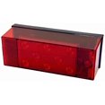 thumbnail image 1 of Peterson Mfg. Trailer Light V856 Stop/Turn/Tail Light; LED; Rectangular; Red Lens; 7.94 Inch x 2.88 Inch; With Carriage Mounting Bolts; Submersible, 1 of 3