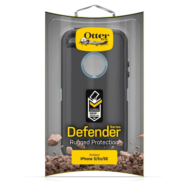 OtterBox Defender Phone Case for iPhone 5, 5s & SE, Steel