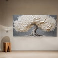 thumbnail image 7 of Large White Trees of Life Canvas Wall Art, Creative Trees Decor Painting Canvas Print for Living Room, Bedroom, Office Decorations, Gifts for Men, 7 of 7