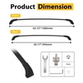 thumbnail image 2 of Roof Rack Cross Bars, Roof Bars Compatible with 2020-2023Model-YCrossbars for Rooftop Cargo Carrier, Luggage, Kayak, Bike, Snowboard, 2 of 7