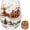 Christma Rindeer, variant on Christmas 3D Glass Cup Collection, Stemless Tumbler With Christmas Santa, Hand Painted Holiday Ornament Glassware, Festive Gift for Kitchen Party Table Decor(Santa Claus)
