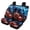 Bold Floral Tapestry, variant on Psesaysky Automobile Seat Cover Sets Full Set Fashion Front Seat Cover Polyester Breathable Stretchy, Fit for Sedans Most Sedans Truck, Lion Lightning Roar Print
