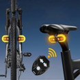 thumbnail image 1 of high quality Bicycle Turn Signal Light with Wireless Remote, Two Lamp Split Rear Light with Indicator, USB Rechargeable, 1 of 5