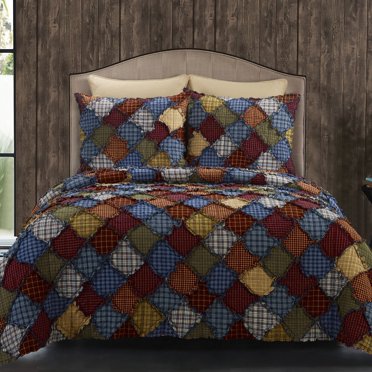 Waverly Jacobean Cotton Quilt Sets, Twin, 3-Pieces - Walmart.com