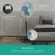 thumbnail image 4 of Ventilador con pedestal 3 en 1 ATMA con aspas de metal, 4 of 7