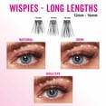 thumbnail image 5 of Salon Perfect DIY Lash Extension Long Wispie Clusters 180pc Mega Pack, 5 of 7