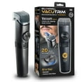 thumbnail image 1 of Tondeuse à Barbe Sans Fil Vacutrim pour Hommes, Rasoir Électrique Rechargeable avec Cadran de Calibration à 20 Réglages de Coupe et Aspirateur Intégré pour Moustache, Favoris. Poils du Visage, Noir, 7,5 Pouces, Vu à la Télé, 1 of 10