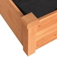thumbnail image 7 of vidaXL Garden Raised Bed with Liner Brown 94.5"x23.6"x9.8" Solid Wood Fir, 7 of 7