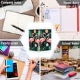 thumbnail image 6 of FORMRS 1-Subject Spiral Notebook 8" x 5" College Ruled 60 Refillable Sheet A5 Hard Cover, 2 Pack, Flamingo Leaves Pattern, 6 of 7