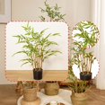 thumbnail image 1 of bambú artificial, bonsái, realista, falso, en maceta, planta bambú artificial para sala estar, jardín, escritorio, decoración del hogar 06 m de alto, 1 of 8