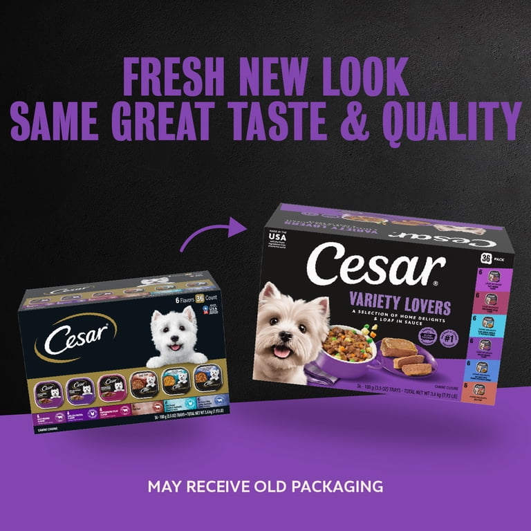 Cesar Home Delights & Classic Loaf Variety Pack Wet Dog Food, 36 Trays photo 7