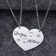 thumbnail image 6 of AkoaDa Mother Daughter Heart Charm Necklace, Stainless Steel, 6 of 6