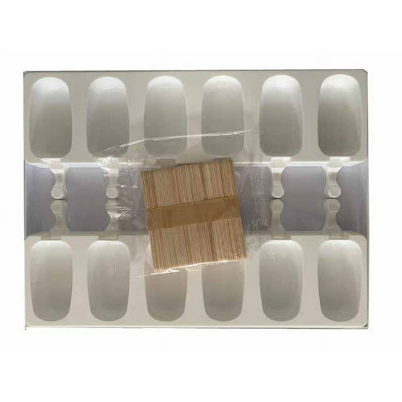Professional Silicone Mold 12 Holes for Popsicle/Paletas  with Tray by  Happyflex